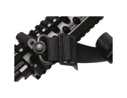 Wilson Combat 1.25" Quick Detach Heavy-Duty Sling Swivel, Black - TRQDBSS