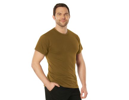 Rothco Solid Color 100 Cotton T-Shirt - Brown, 3X-Large