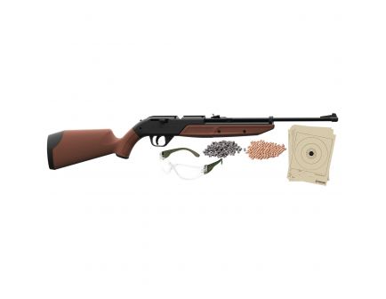 Crosman Pumpmaster .177 Bolt-Action Air Rifle Kit, Brown - 760BKT