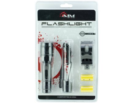 Aim Sports 500 lm Cree LED Flashlight w/ Offset Mount and Tape Switch, Black - FHD500B