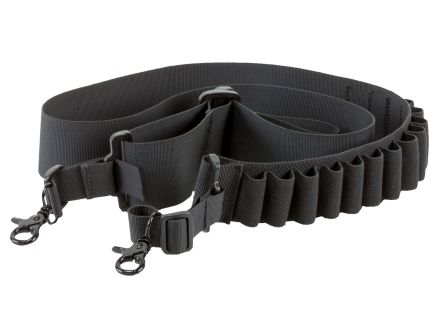 Aim Sports Deluxe Sling w/ 14 Round Bandolier, Black - DSBS1