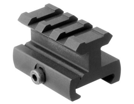 Aim Sports AR-15 Aircraft Grade Aluminum Medium-Profile Riser Mount, Anodized Black - ML110