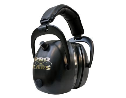 Pro Ears Gold II 30 dB Over the Ear Electronic Earmuff, Black - PEG2RMB