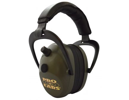 Pro Ears Gold II 26 dB Over the Ear Electronic Earmuff, Green - PEG2SMG