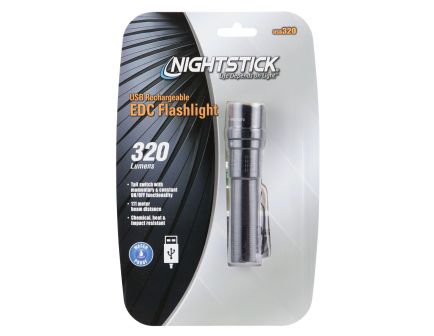 Nightstick EDC 320 Lumen Cree LED Flashlight, Black - USB320