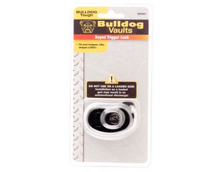 Bulldog Cases Keyed Trigger Lock for Handguns/Rifles/Shotguns/MSR's, Black - BD8001