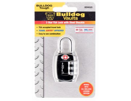 Bulldog Cases 0.75" Single Pack TSA Lock w/ Steel Shackle - BD8020