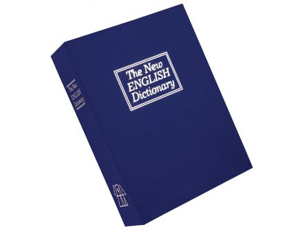 Bulldog Cases Deluxe Diversion Book Safe Vault w/ Combo Lock and Foam Interior, Blue - BD1180