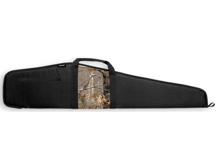Bulldog Cases Camo Panel Scoped Rifle Case, 44", Smooth Black w/ Black Trim - BD21044