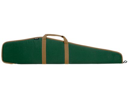 Bulldog Cases Pit Bull Weather-Resistant Scoped Rifle Case, 48", Smooth Green w/ Tan Trim - BD101