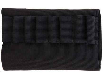 Bulldog Cases 8 Cartridge Buttstock Shell Holder, Smooth Black - WBSR