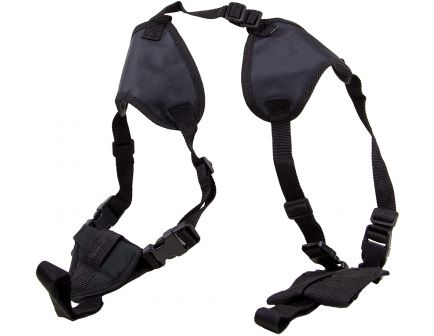 Bulldog Cases Deluxe Shoulder 20 Horizontal Harness w/ Holster and Ammo Pouch, Nylon Black - WSHD20