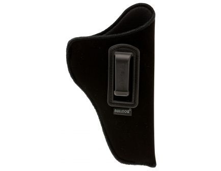 Bulldog Cases Deluxe Right Hand 3" to 4" S&W J/K/L/N Inside-The-Pant/Waistband Holster w/ Polymer Clip, Black - DIP-12