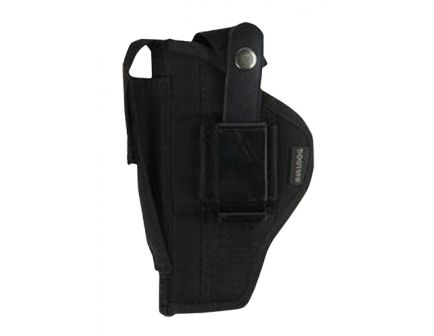 Bulldog Cases Extreme Size 20 Ambidextrous Hand 2" to 3" Glock 42/43 Outside-The-Waistband Holster w/ Clam Shell Packaging, Smooth Black - FSN-20