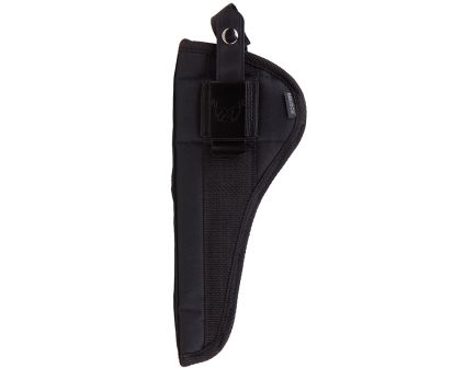 Bulldog Cases Extreme Size 21 Ambidextrous Hand 5" to 6.875" Ruger Mark Style Outside-The-Waistband Holster w/ Clam Shell Packaging, Textured Black - FSN-21