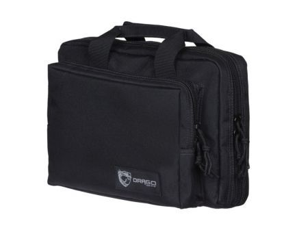 Drago Gear Water-Resistant Double Pistol Case, Black - 12-315BL