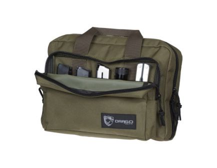 Drago Gear Water-Resistant Double Pistol Case, Green - 12-315GR