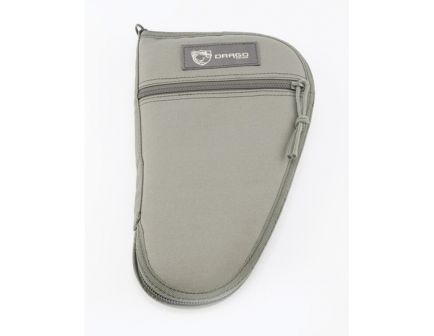 Drago Gear Water-Resistant Single Pistol Case, 11.5", Seal Gray - 12-312GY
