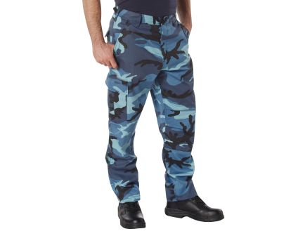 Rothco Color Camo Tactical Bdu Pants - Sky Blue Camo, 3X-Large