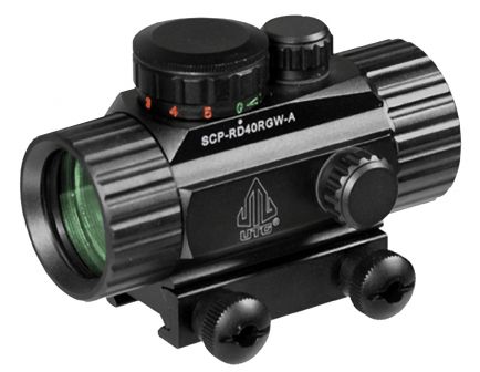 Leapers UTG 1x30mm Red/Green Circle Dot Sight w/ Integral Mount - SCPRD40RGW
