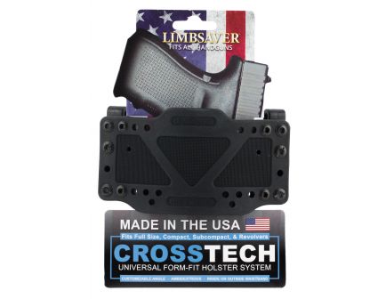Limbsaver Ambidextrous Hand Universal Inside/Outside-The-Waistband Clip-On Gun Holster, Black - 12501