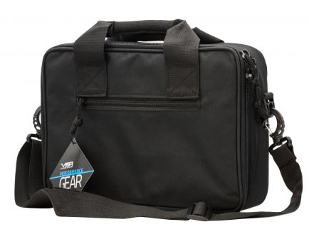NcStar VISM Double Pistol Range Bag, Black - CPDX2971B