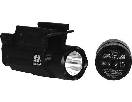 NcStar Universal Fit Flashlight and Green Laser Sight w/ Quick Release Weaver - AQPTFLG