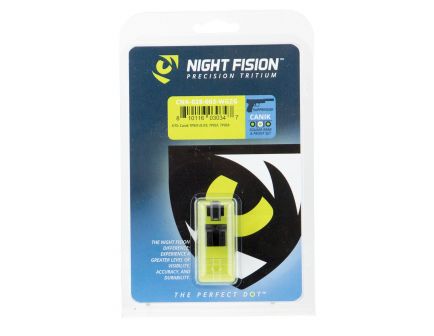 Night Fision Night Sight Set for Suppressor Height Canik TP9SFx Pistols, Green with White Square Front, Green with Black Square Rear - CNK-028-003-WGZG
