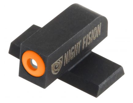 Night Fision Night Sight Set for SIG Sauer 9mm, 357 P-Series Pistols, Green with Orange Square Front, Green with Black U-Notch Rear - SIG-177-007-OGZG
