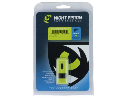 Night Fision Night Sight Set for Glock 42, 43 Pistols, Green with Yellow Square Front - GLK-003-014-YGZX