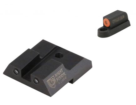 Night Fision Night Sight Set for CZ-USA P-07, P-09 Handguns, Green with Orange Square Front, Green with Black Square Rear - CZU-076-003-OGZG