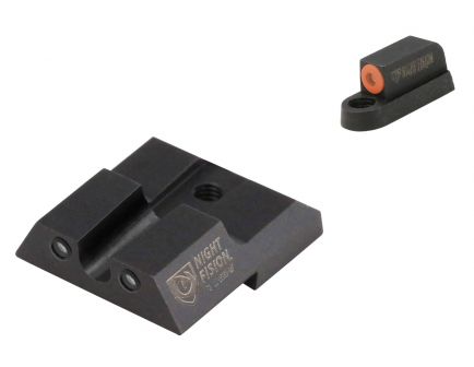 Night Fision Night Sight Set for CZ-USA P-07, P-09 Handguns, Green with Orange Square Front, Green with Black U-Notch Rear - CZU-076-007-OGZG