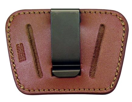 PS Products Ambidextrous Hand Small/Medium Frame Auto Inside/Outside-The-Waistband Concealment Holster, Brown - HL036BRN