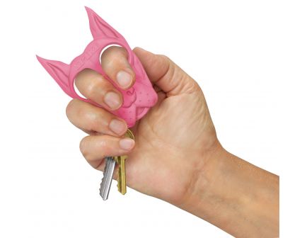 PS Products Spike Self Defense Keychain, Pink - SPIKEPK