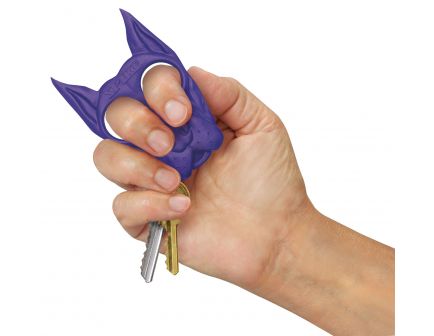PS Products Spike Self Defense Keychain, Purple - SPIKEPU