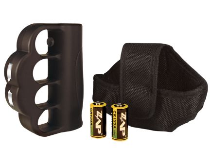 PS Products Zap 0.95 MV 12.5 oz Portable Stun Gun/Brass Knuckles, Black - ZAPBK950