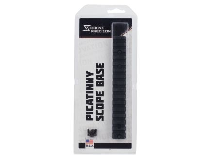 Seekins Precision Remington 700 Short Action 7075 T6 Aluminum 1-Piece Scope Base, Type III Class 2 Hardcoat Anodized Matte Black, #8 Screw - 10710021