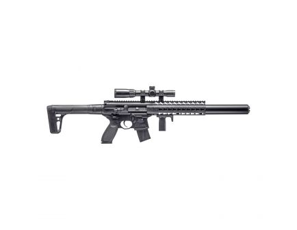 Sig Sauer SIG MCX .177 Semi-Automatic Air Rifle w/ 1-4x24 Scope, Black - AIRMCX