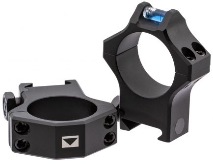 Steiner T-Series 30mm High Steel 2-Piece Scope Ring, Black - 5962