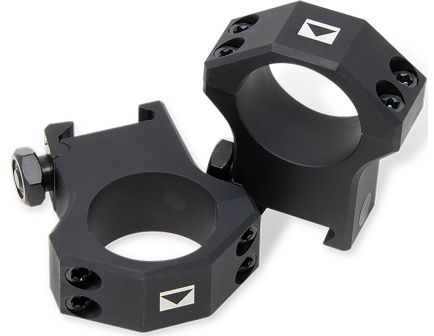 Steiner T-Series 34mm Medium Steel 2-Piece Scope Ring, Black