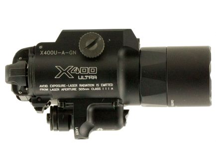Surefire-Laser Product 1000 lm LED Weapon Light w/ Green Laser for Handgun/Long Guns, Black - X400U-A-GN