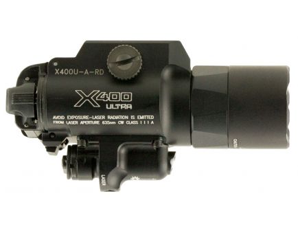 Surefire-Laser Product 1000 lm LED Weapon Light w/ Red Laser, Black - X400U-A-RD