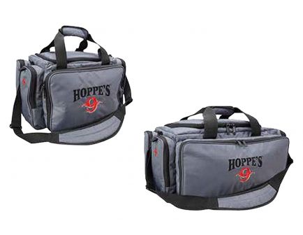Hoppes Ripstop Range Bag, Medium, Gray - HRBM