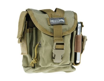 Drago Gear Water-Resistant Tactical Patrol Pack Case, Tan - 16-302TN