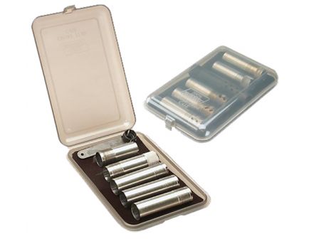MTM Case Gard 10/12/20 Gauge 6 Round Choke Tube Box, Clear Smoke - CT6-41