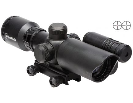 Firefield 1.5-5x32mm Illuminated Duplex (SFP) Rifle Scope w/ Green Laser - FF13017