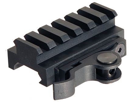 Aim Shot AR Aluminum 1-Piece Quick Release Picatinny Rail Mount, Black - MT61172
