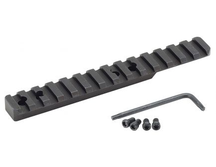 Henry H014 Long Ranger Aluminum 1-Piece Picatinny Rail, Black - HLRPR001