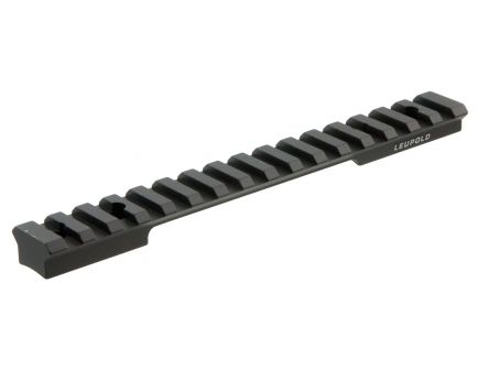 Leupold BackCountry Ruger American Short Action 7075 T6 Aluminum 1-Piece Cross-Slot Base, Matte Black - 171358