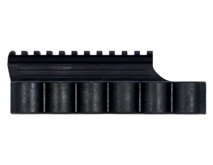 TacStar Integral Picatinny Rail Mount w/ Sidesaddle for Benelli M2 12 Gauge Shotgun, Black - 1081021